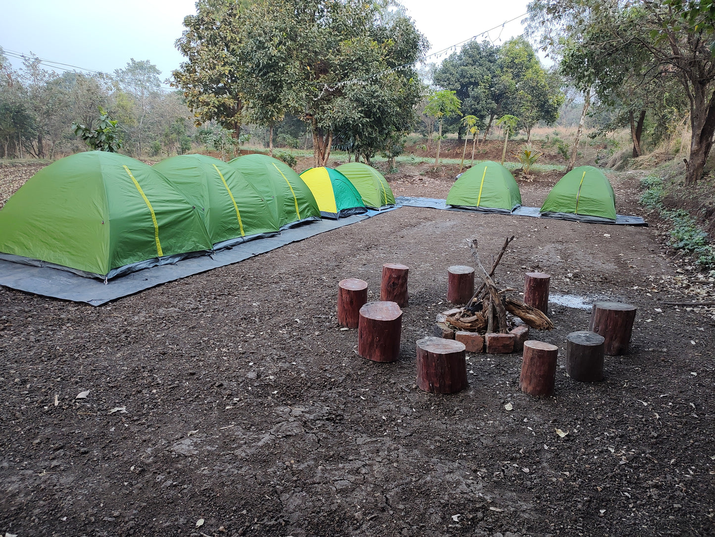 Rohida Farm Camping (Ambawade) : Stay in Tent  Night Camp Fire with Music, All Meals (Veg/Non-Veg) & MORE!
