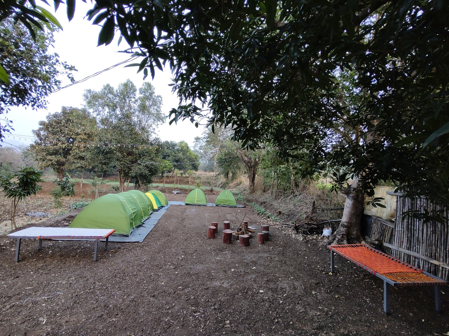 Rohida Farm Camping (Ambawade) : Stay in Tent  Night Camp Fire with Music, All Meals (Veg/Non-Veg) & MORE!
